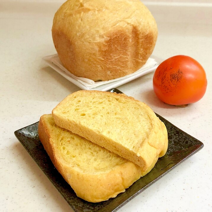 熟柿でどっしリッチ!柿パン①HB使用